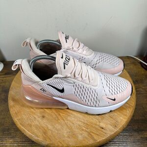 Nike Air Max 270 White Soft Pink Women's Size 10 Shoes Sneakers AH6789-604